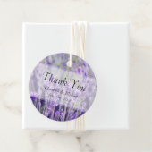 Lavender Blume Wedding Vielen Dank Geschenkanhänger (Beispiel)