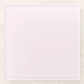 Lavender Blush Glasuntersetzer (Vorderseite)