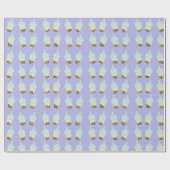 Lavender Boba Tea Geschenkpapier (Flach)