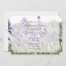 Lavender Bohemisch Wedding Probe Einladungen Ticke