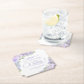 Lavender Boho Floral Nimm meine Trinkehe nicht. Untersetzer (Vor Ort)