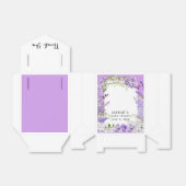 Lavender Boho Florals individuelle Baby-Dusche Geschenkschachtel (Ungefaltet)