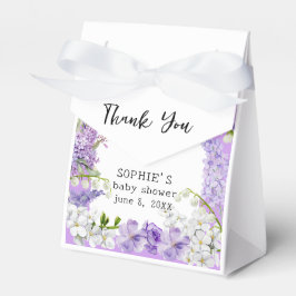 Lavender Boho Florals individuelle Baby-Dusche Geschenkschachtel