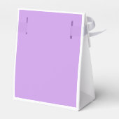 Lavender Boho Florals individuelle Baby-Dusche Geschenkschachtel (Rückseite)