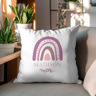 Lavender Boho Rainbow Personalisiert Throw Kissen