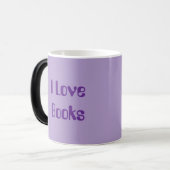 Lavender Book Lovers Morphing Mug Verwandlungstasse (Vorderseite Links)