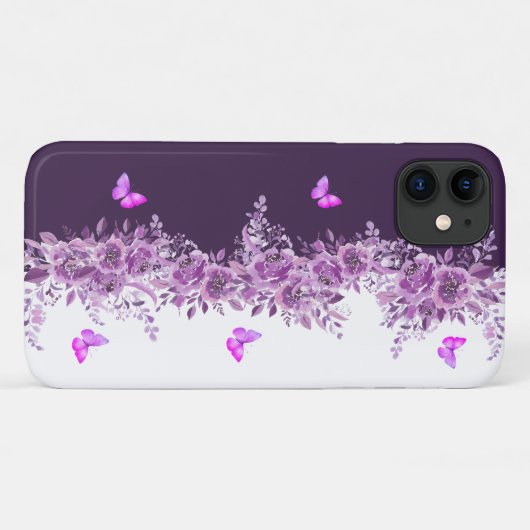 Lavender Botanical Blooms Phone Case (Rückseite (Horizontal))