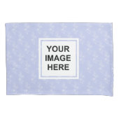 Lavender Botanical Floral Blue Bedroom Fotografie Kissenbezug (Vorderseite)