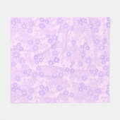 Lavender Botanical II Fleecedecke (Vorderseite (Horizontal))