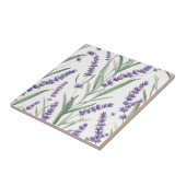 Lavender Botanical Pattern Fliese (Seite)