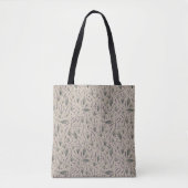 Lavender Botanical Pattern Tote Bag Tasche (Vorderseite)