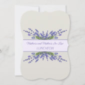 Lavender Bouquets Muttertagsmutter im Schwiegerelt Einladung (Vorderseite)