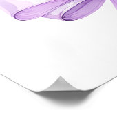Lavender bow Confirmation welcome Poster (Ecke)