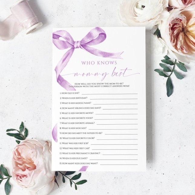 Lavender Bow, der Mommy Best Game kennt (Von Creator hochgeladen)