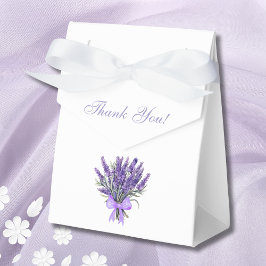 Lavender Bow Floral Brautparty Geschenkschachtel