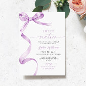 Lavender Bow Sweet 16 Geburtstag Einladung