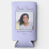 Lavender Brautparty Foto Selters Dosenkühler (Vorderseite)