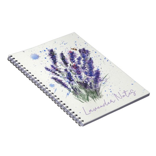 Lavender Breeze Notebook Notizblock (Rechte Seite)