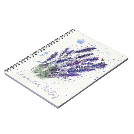 Lavender Breeze Notebook Notizblock (Linke Seite)