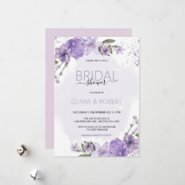 Lavender Bridal Dusche Einladung