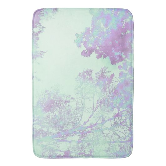 Lavender Broadleaf Mist Badematte (Vorderseite Vertikal)