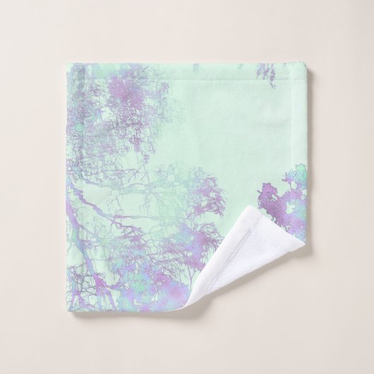 Lavender Broadleaf Mist Badhandtuch Set (Waschlappen)