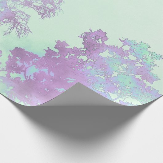 Lavender Broadleaf Mist Geschenkpapier (Ecke)