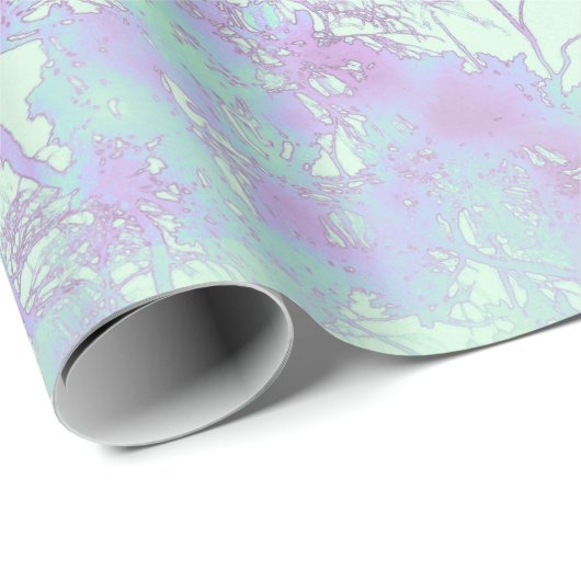 Lavender Broadleaf Mist Geschenkpapier (Rolleneckpunkt)