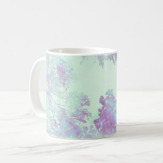 Lavender Broadleaf Mist Kaffeetasse (Vorderseite Links)