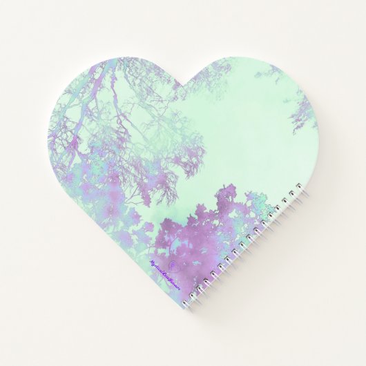 Lavender Broadleaf Mist Notizblock (Rückseite)