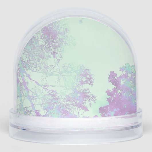 Lavender Broadleaf Mist Schneekugeln (Vorderseite)