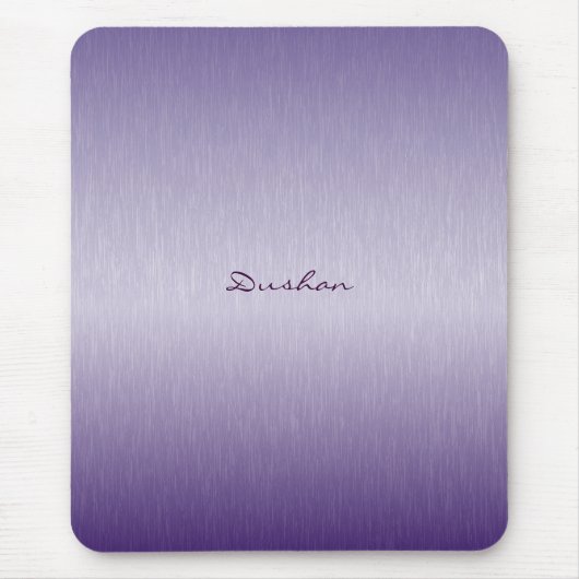 Lavender Brushed Metal Mouse Pad Mousepad (Vorne)