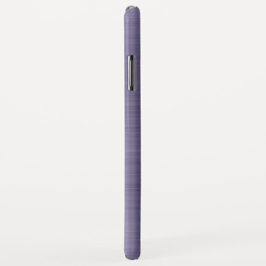 Lavender Brushed Metal Personalisiertes Skript Case-Mate iPhone Hülle (Hinten/Rechts)