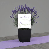 Lavender Business Branding Hang Tag Geschenkanhänger