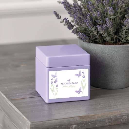 Lavender Business Branding Lebensmitteletikett