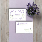 Lavender Business Branding Rabattkarte