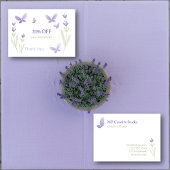 Lavender Business Branding Rabattkarte