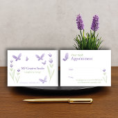 Lavender Business Branding Terminkarte