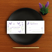 Lavender Business Branding Terminkarte