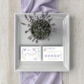 Lavender Business Branding Treuekarte