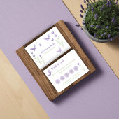 Lavender Business Branding Treuekarte