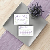 Lavender Business Branding Treuekarte