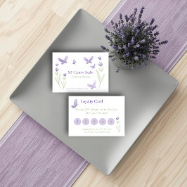 Lavender Business Branding Treuekarte
