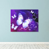 Lavender Butterflies Leinwand (Insitu (Holzboden))