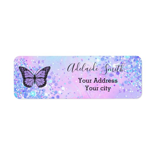 lavender butterfly (Vorne)