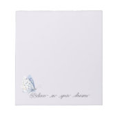 Lavender Butterfly Dreams Notizblock (Vorderseite)