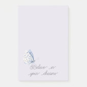 Lavender Butterfly Dreams Post-it Klebezettel (Vorderseite)