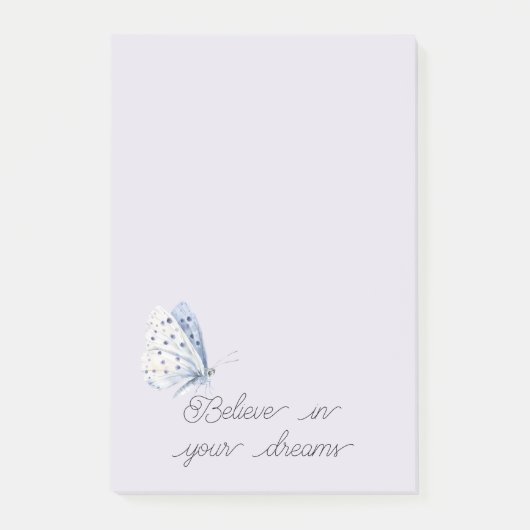 Lavender Butterfly Dreams Post-it Klebezettel (Vorderseite)