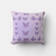 Lavender Butterfly Dreams Throw Kissen