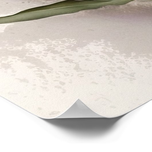 Lavender Calla Lilies Lily Blume Art Printing Post Poster (Ecke)